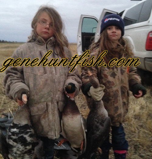 Geno's Grand Children Out Bird Hunting