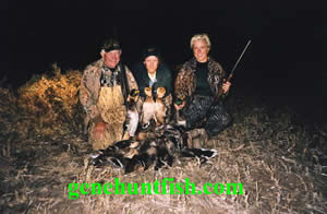Geno and Guests Hunting Ducks and Geease In Alberta