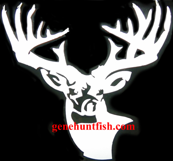 GHF.com Buck Logo Mirror Decal
