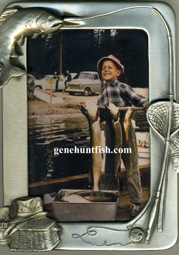 Teddy Fishing Pinehurst Lake-1966
