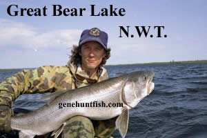 Geno Fishing Great Bear Lake N.W.T.
